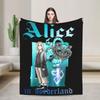 TV Alice In Borderlande Chishiya Blanket Cover Flannel Throw Blanket Summer Air Conditioning Personalised Soft Warm Bedspreads