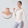 Yuoku Yoga Long Fitness Shirt with Thumb for Yoga and Fitness Women's Top, Sleeve, Holes, Moisture-Wicking, Quick-Drying, Stretch, Lightweight,