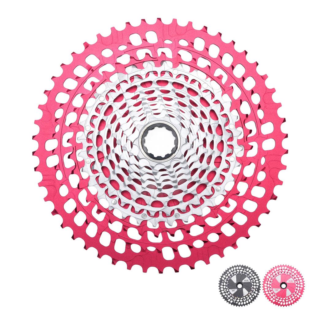 Bike Cassette Ultra Light 10 to 50T 12 Speed CNC Hollow Bicycle Cassette Flywheel Replacement for XD