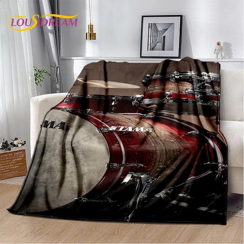 3D Musikinstrumente TAMA Schlagzeug Schlagzeug Set Decke, Weiche Überwurfdecke für Zuhause Schlafzimmer Bett Sofa Picknick Reisen Büro Abdeckung Geschenk