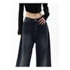 Y2K Vintage High Waist Harajuku Loose Jeans Pants Korean Fashion Women's Grunge Wide Leg Oversized Denim Trouser Female Clothes