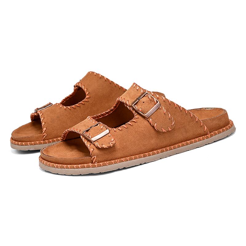 Fashion Trendy men's summer slippers Comfortable and fashion designer style Outdoor beaches and streets Luxury daily shoes Couple