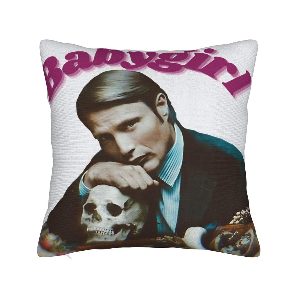 Federa Cuscino Attore Bello Mads Mikkelsen Copricuscino Personalizzato Federe Kawaii Per Divano Arredamento Casa