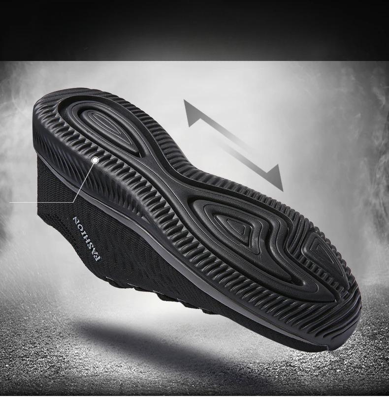 Fashion 2025 Men Running Walking Knit Shoes Fashion Casual Sneakers Breathable Sport Athletic Lightweight Men Sneakers Casual Shoes
