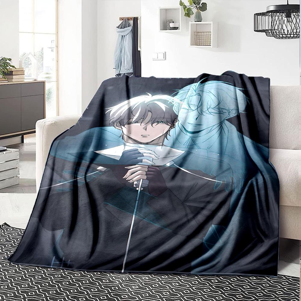 1pc Fantasy Anime Characters Flannel Blanket for Super Soft Cute Comfort Blanket for Travel Bedding Couch Sofa Blanket Y7309