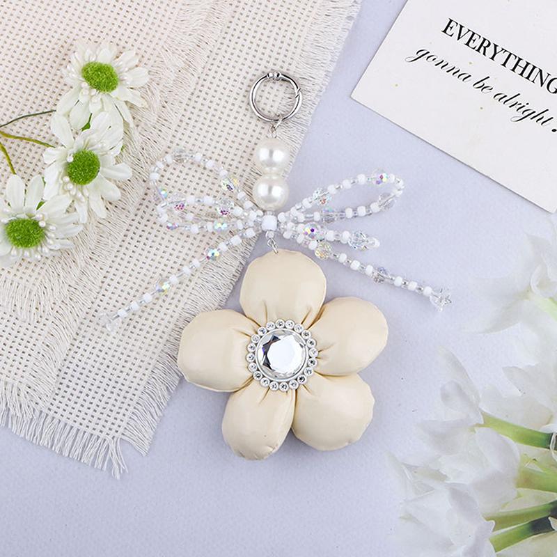 

Барвисті милі універсальні квіти перлинні бантом брелок солодкий бантом брелок вишуканий рюкзак прикраса аксесуари подарунок