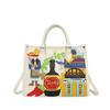 Borsa di Grande Capacità - Borsa a Mano/a Spalla Tote in Stile Vintage - Borsa Monospalla di Nicchia