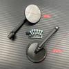 New Motorcycle Rearview Mirror True Carbon Fiber Mirror Modified Rear Mirror Motorbike Accessorie Universal