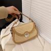 New Natural Woven Straw Bag for Women Bohemian Shoulder Bag Lightweight Beach Purse Crossbody Handbag Summer Rattan Tote Wallet