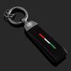 1PC Luxury Leather Car Badges Keychains for Alfa Romeo Logo 159 Giulietta Giulia GT 156 Mito Stelvio Key Chain Rings Accessories VD7 12s