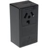 Leviton 835-5054-2BLK 30 Amp 3 Wire Non-Grounding Dryer Surface Mount Receptacle