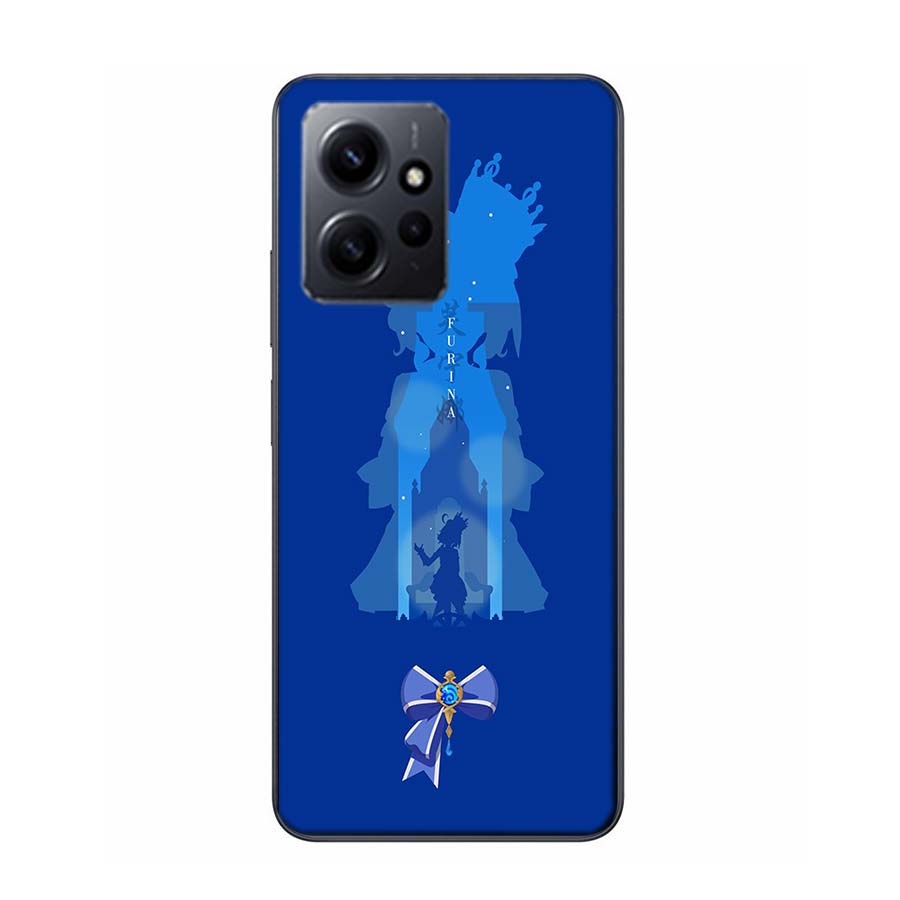 Cute Furina Genshin Impact Phone Case For Redmi Note 14 15 Pro 5G 13 12 Pro Plus 11 11T 11E 11S 10 Pro 10S 9 9S Cover Cell Clear