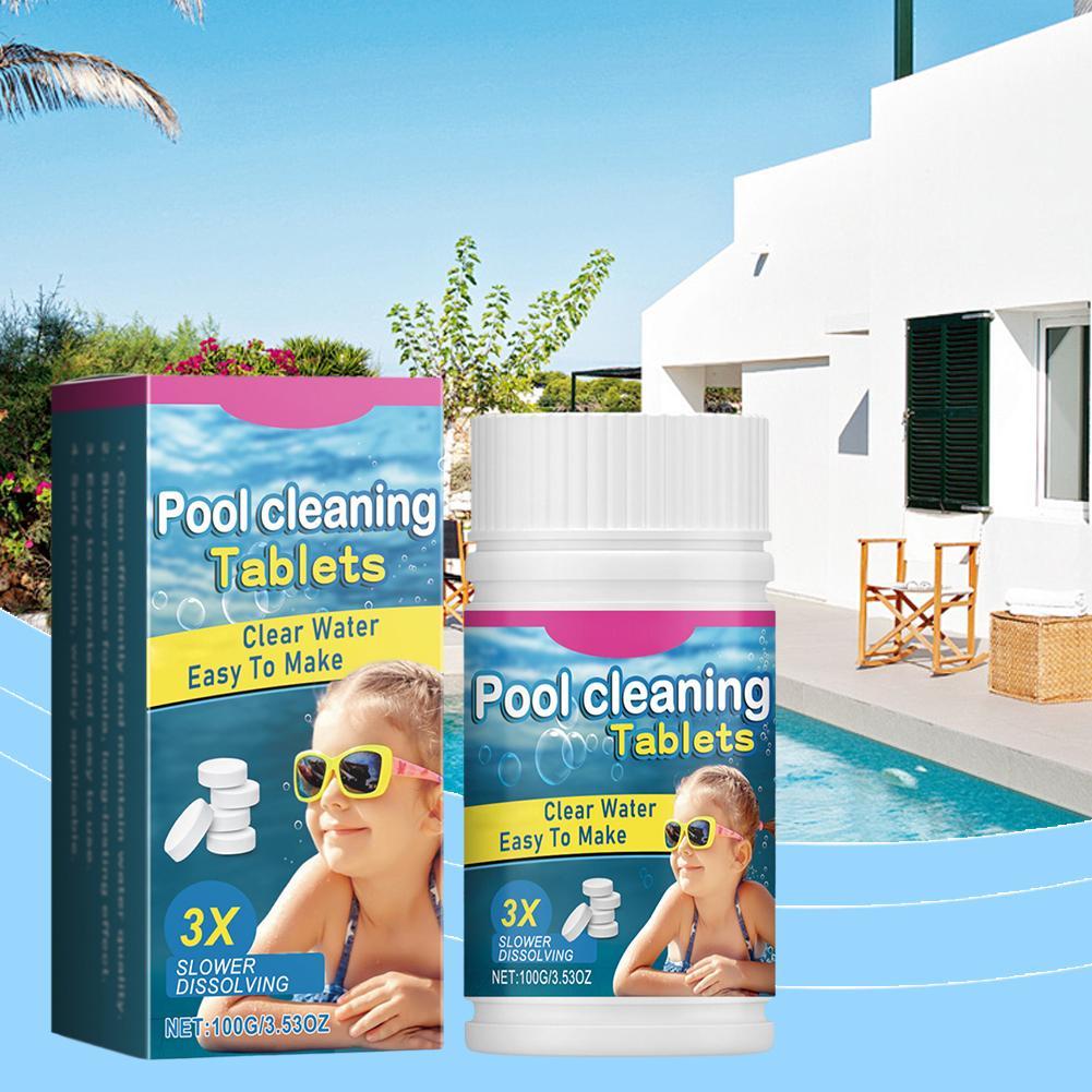 Swimming Pool Cleaning Sustained-release Tablets Inground Pool Water Clarifier Hot Tub Clarifier Pool Cleaning Tablets New