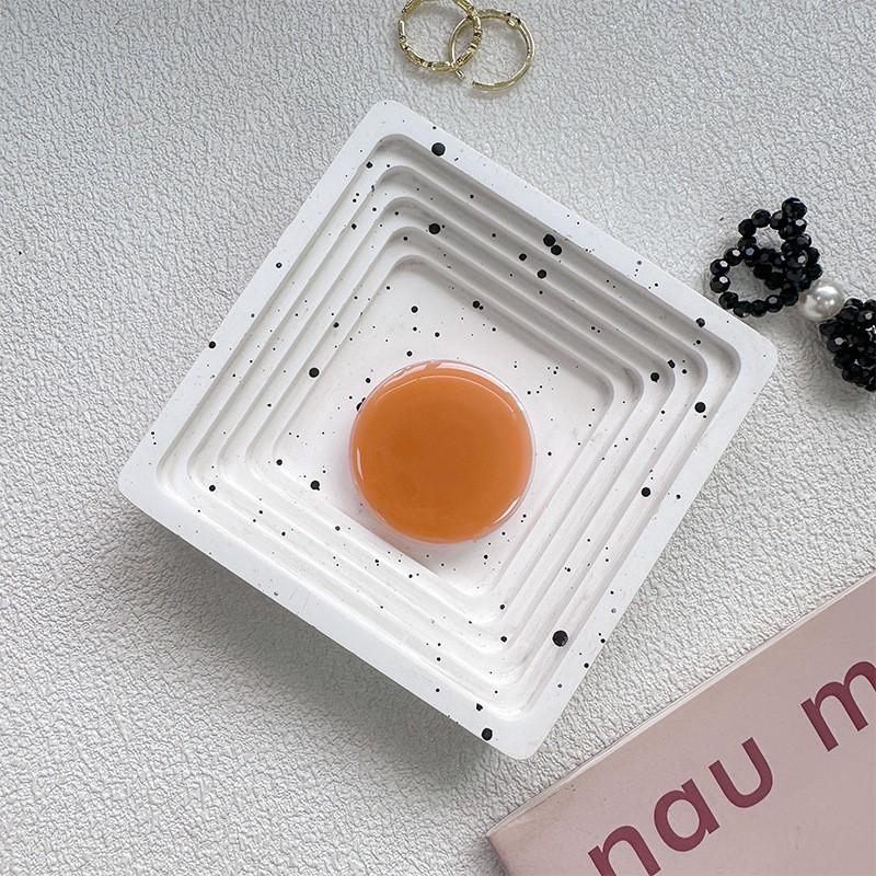 

Solid Color Circular Airbag Bracket Pasted With Creative Lazy Desktop Support Phone Case Decoration Versatile Drama