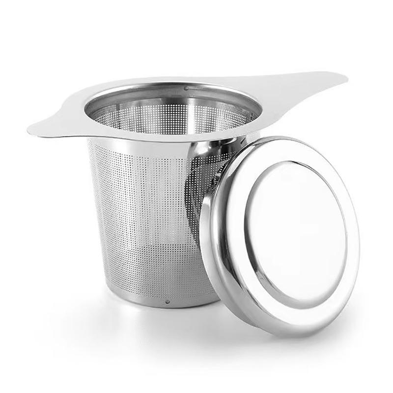 Tea Infuser With Handle , Stainless Steel Tea Diffuser Fine Mesh Filters , Hanging On Teapots Mugs To Steep Loose Tea
