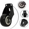 Furniture Moving Casters Rubber Swivel Quiet Wheels 360 Degree Rotation Heavy Duty for Sofa Bed Home Office Use