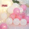 20 LED Cotton Ball String Lights Battery Operated Colorful Garland Fairy Lights for Home Wedding Christmas Party Outdoor Decors