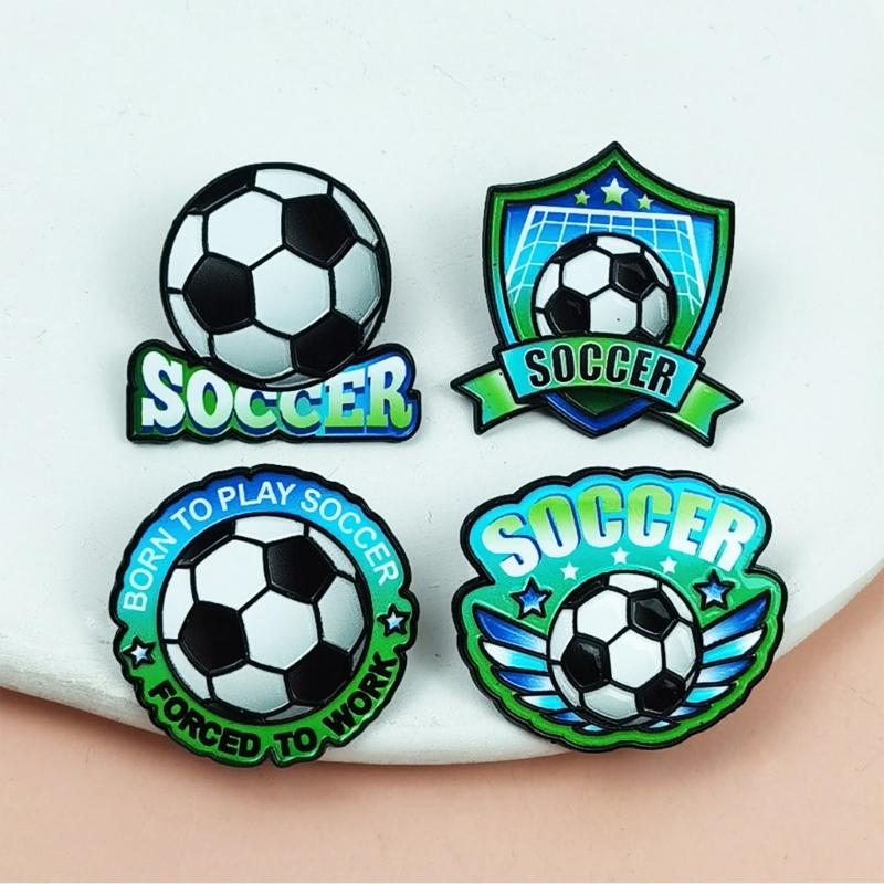 Handmade 3D Soccer Event Football Enamel Pin Zinc Alloy Brooch For Fan Collectors And Fashion Accessories