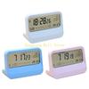 KX4B Digital Alarm Clock for Bedroom Desk Clock with Day of Week Temperature Weather Desk Clock Digital Clock Duals Alarm