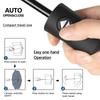 12 Bone Black Glue Fully Automatic Umbrella - Thick Durable Keel Three-Fold UV Resistant Folding Design for Protection And Style