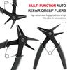 2 In 1 Multifunctional Snap Ring Pliers for Internal External Card Retaining Pincer Professional Hand Tool Hardware Repair Tool
