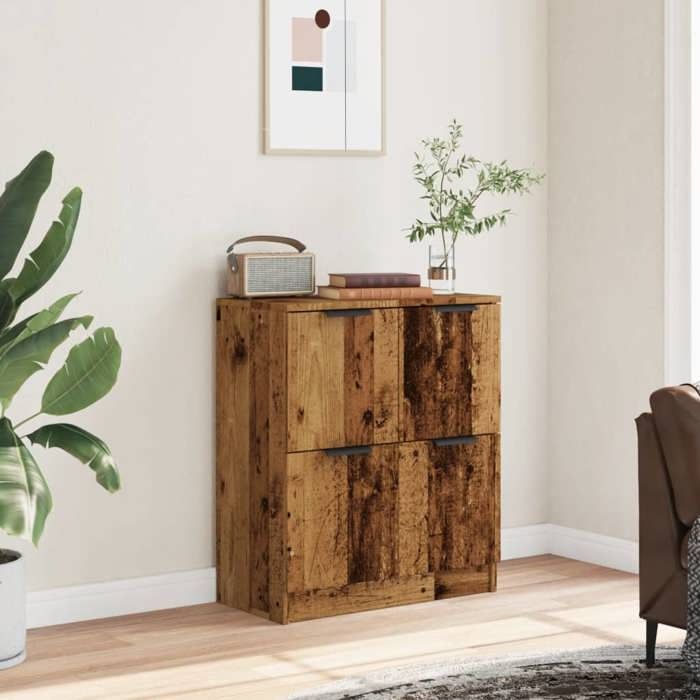 VidaXL Buffet Old Wood 60x30x70 Cm Engineered Wood 856840