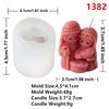 3D Nativity Scene Silicone Mold Mini Scented Candle DIY Craft Home Decor Handmade Religious Art Mold Candle Making Supplies