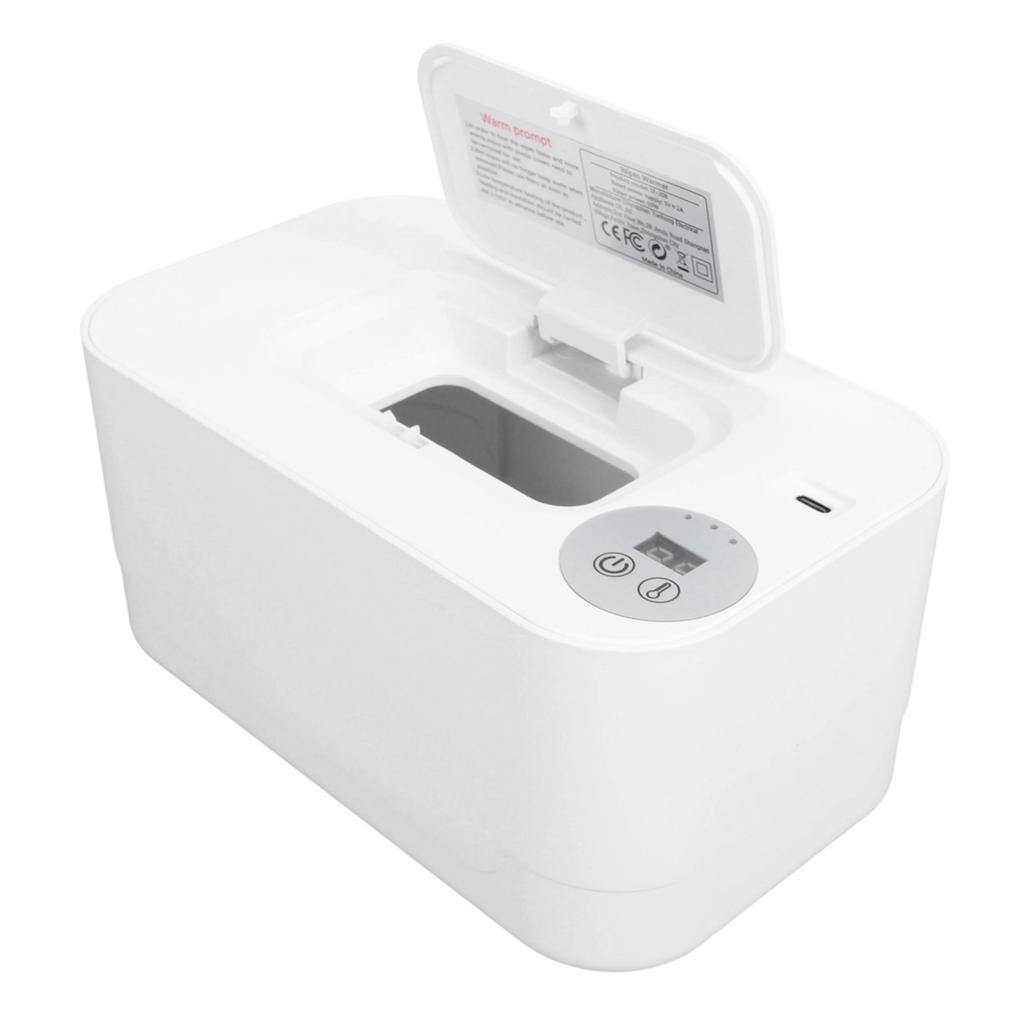 Baby Wipe Warmer Surround Heating Wet Wipe Warmer Dispenser with Night Light 3 Temperature Settings