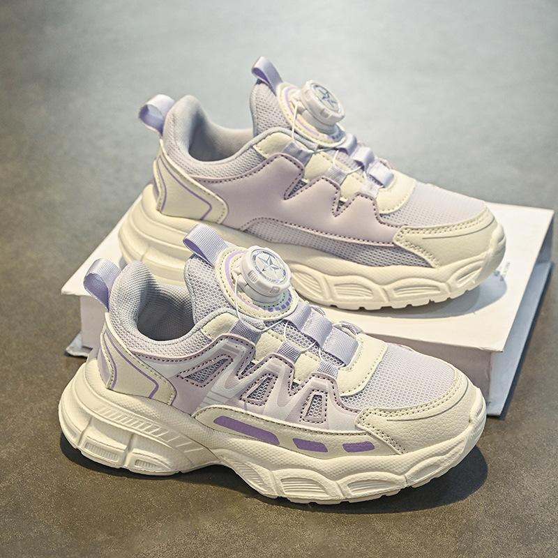 

Girls sports shoes autumn and winter 2025 new velvet thermal cotton shoes children s dad shoes medium and older children s running shoes 39
