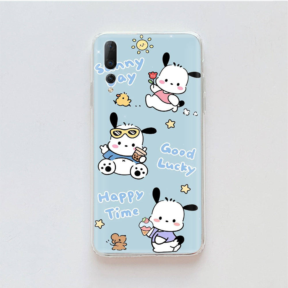 Transparent Case for Samsung A04 A14 A23 M33 M53 Realme 10 9 C35 C55 VIVO X80 Infinix Hot 30 Note 11 Tecno Spark 8P Pro L-27 Pochacco