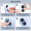 Camera Lens Protector Cover For For Iphone Air 17 Pro Max 16E 16 1 Plus 14 13 Mini For Iphone17 For Iphoneair Protection Phone Accessories