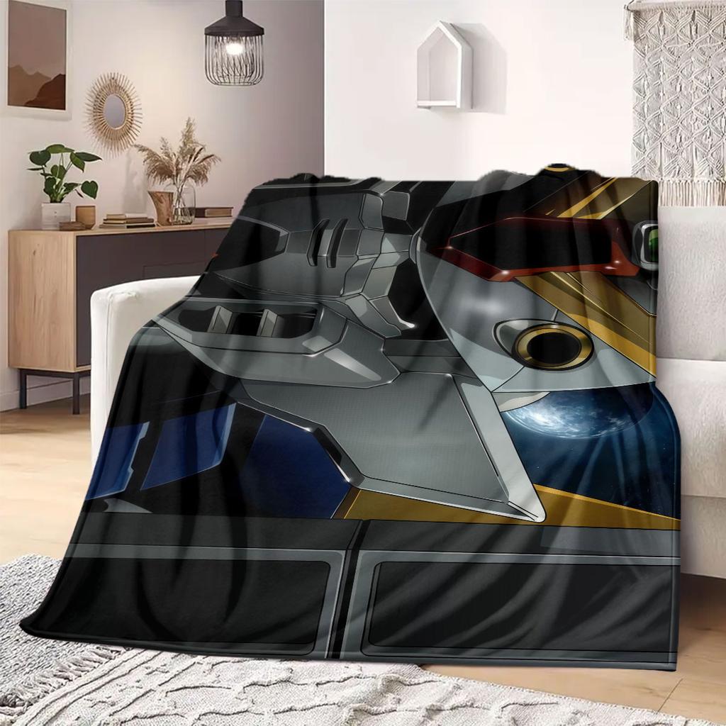 Gundam Exia 00 Flannel Blanket Warm,Comfortable,Suitable for Bedrooms,Sofas,Beds,Chairs,Picnics,Travel