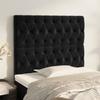 VidaXL Headboards 2 Pcs Black 100x7x78-88 Cm Velvet3116712