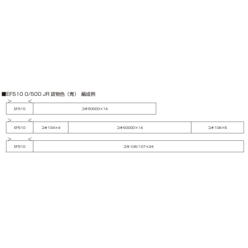 KATO N Gauge EF510 500 JR Freight Color Blue 3065-8 Electric Locomotive Model