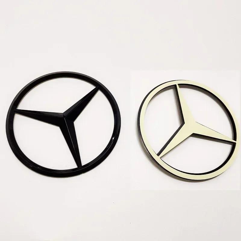 XEKVA1 For Mercedes Benz 9cm Car Rear Decal Trunk Emblem Sticker For Mercedes Benz S320 W164 W203 W204 W168 C180 E320 A200 CLA CLK CLS