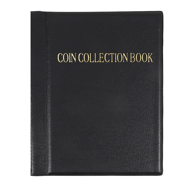 

Двісті сорок відділень Книга-альбом для колекціонування монет Портативний вінтажний стиль Альбом для зберігання монет-пенні Для колекціонерів та ентузіастів монет One Size чорний