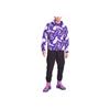 Nike FW22 Geometric Pattern Print Stand Collar Long Sleeve Jacket Men Jackets Purple DQ6127-547