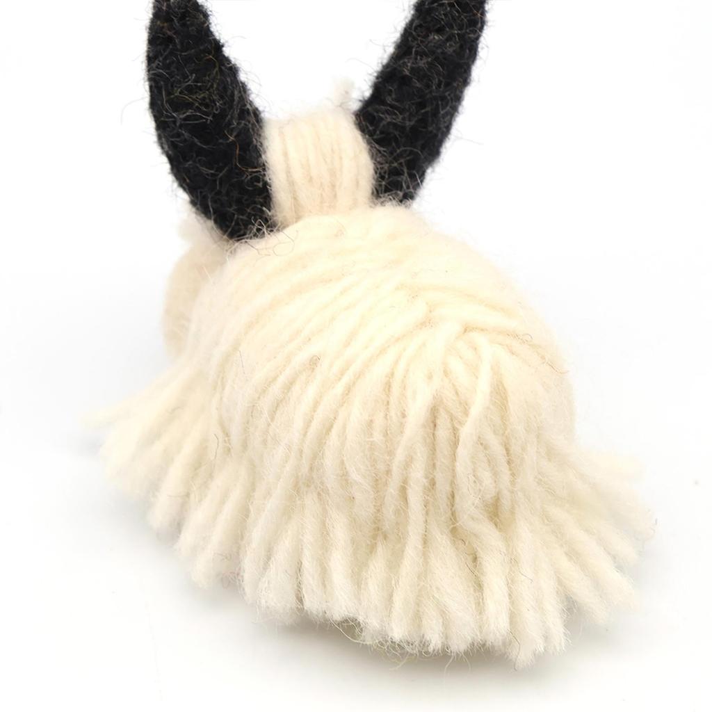 Tomo Corporation Nepalese Felt Animal Yak, White, Approx. 5 X 10 X 7cm (H), 10625-806-091