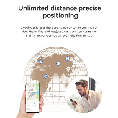 Outdoor GPS Bluetooth Tracker Via Apple Find My App Smart Tag To Locate Backpack Bottle Bike Finder IP67 3-Year CR2450 iTAG