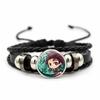 Demon Slayer Figur Armbånd Tanjiro Nidouzi Inosuke Zenitsu Mini Actionfigur Kunst Foto Anheng Lærarmbånd for Fans Gave
