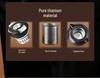 Portable High-End Pure Titanium Tea Set with Insulated Teapot and Teacups - Ideal for Business Travel and Gifts