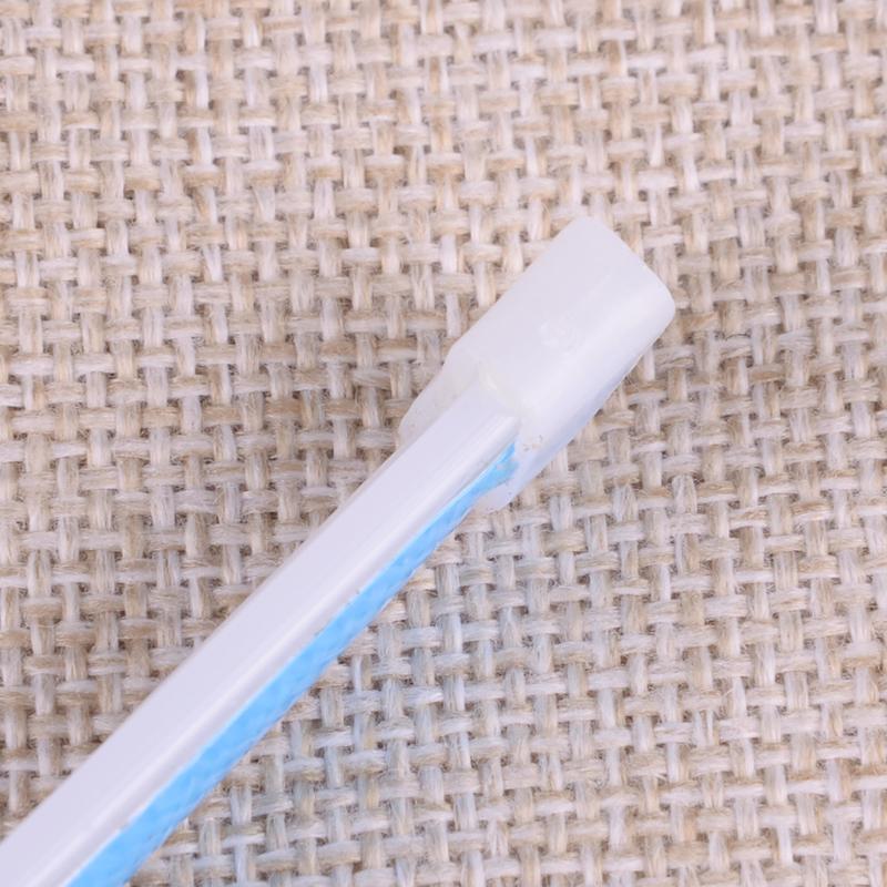 New 2Pcs 60cm Ice Blue & Amber LED Universal Car Daytime Running Light Turn Signal Lamp Strip 12V