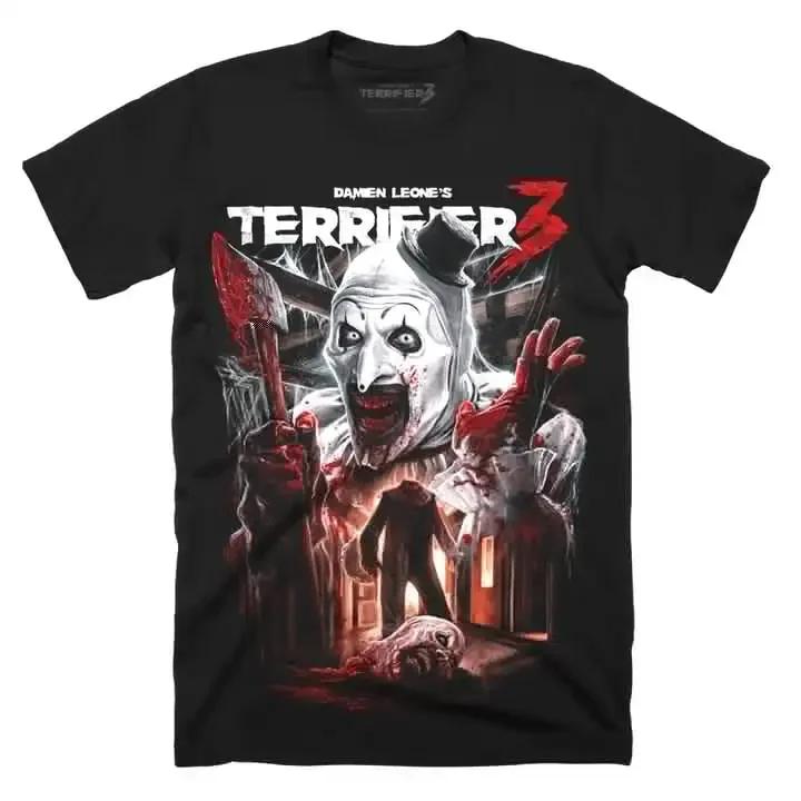 Terrifier 3 Heads Will Roll Tshirt