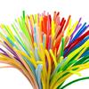100/200/300PCS Colorful Chenille Stems DIY Wired Twist Stick Hair Strip Kids Handmade Educational Toys