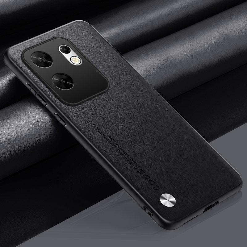 Luxury PU Leather Case For Infinix Zero 30 4G Back Cover Matte Silicone Full Protection Phone Case For Infinix Zero30 4G Coque