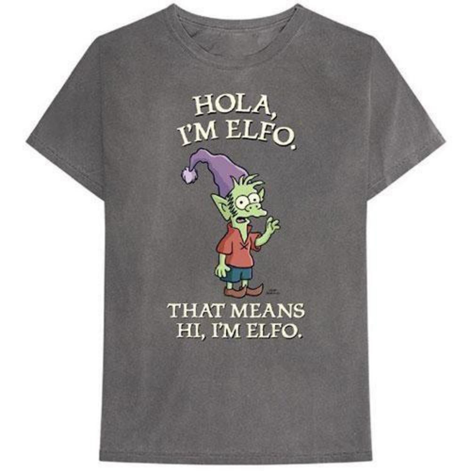 Disenchantment Unisex Adult Hola IÂ´m Elfo Cotton T-Shirt S