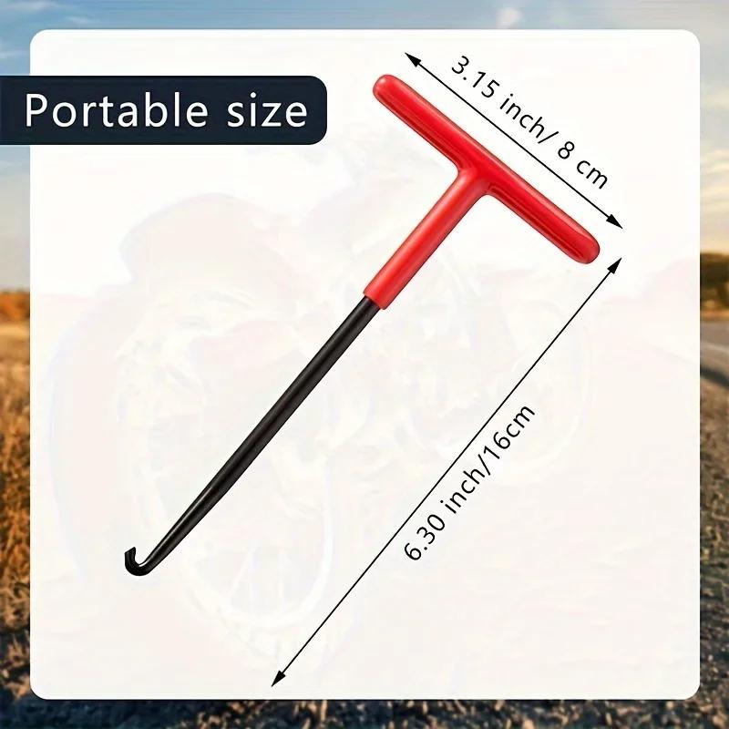 Motorcycle Exhaust Pipe Spring Hook T-Handle Puller Tool for Removal And Installation