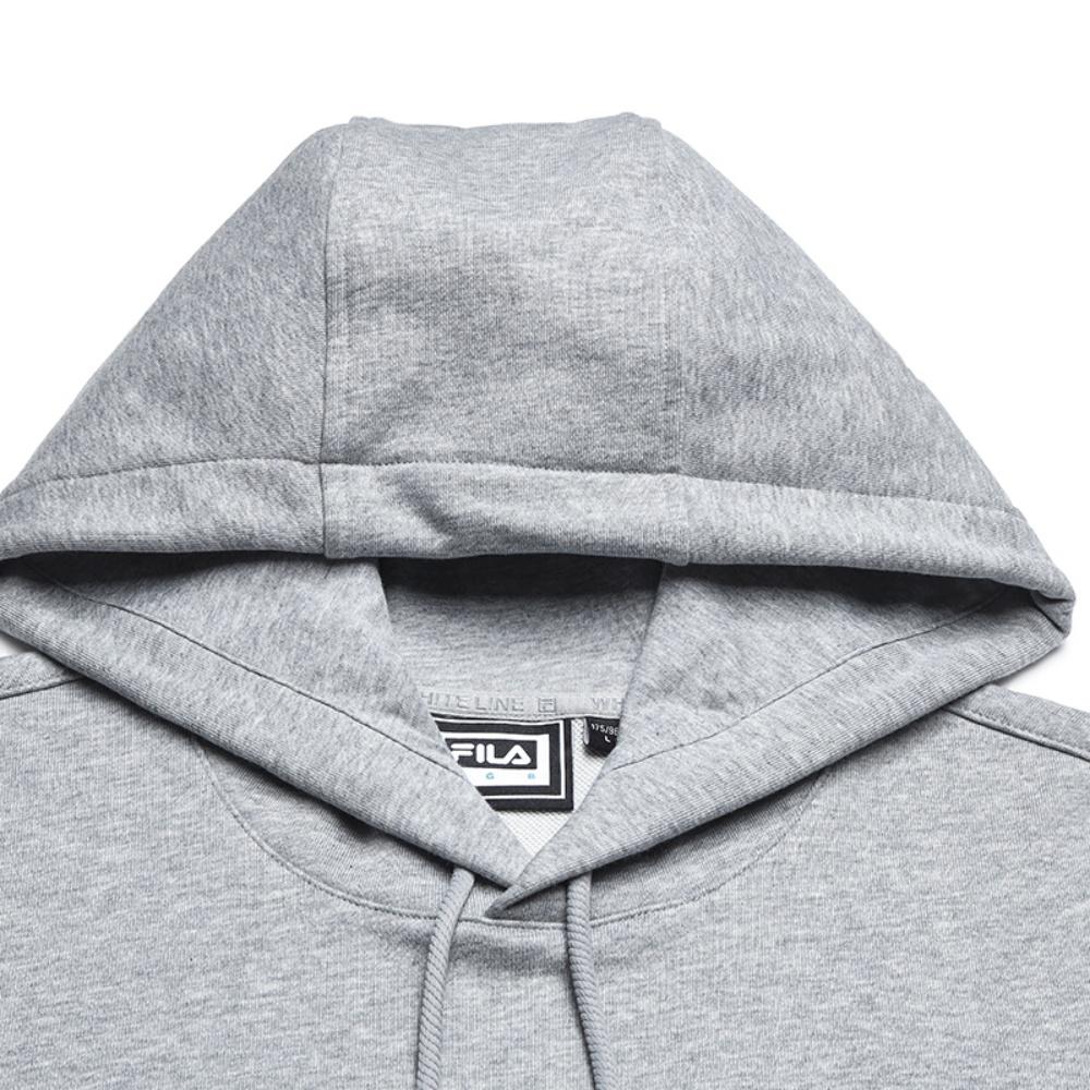Fila Original Hooded Pullover Long Sleeve Sweatshirt Letter Knit Loose Pants Casual Set Women Sweatshirt, Pants F51U539203F-MG+F51W539604F-BK