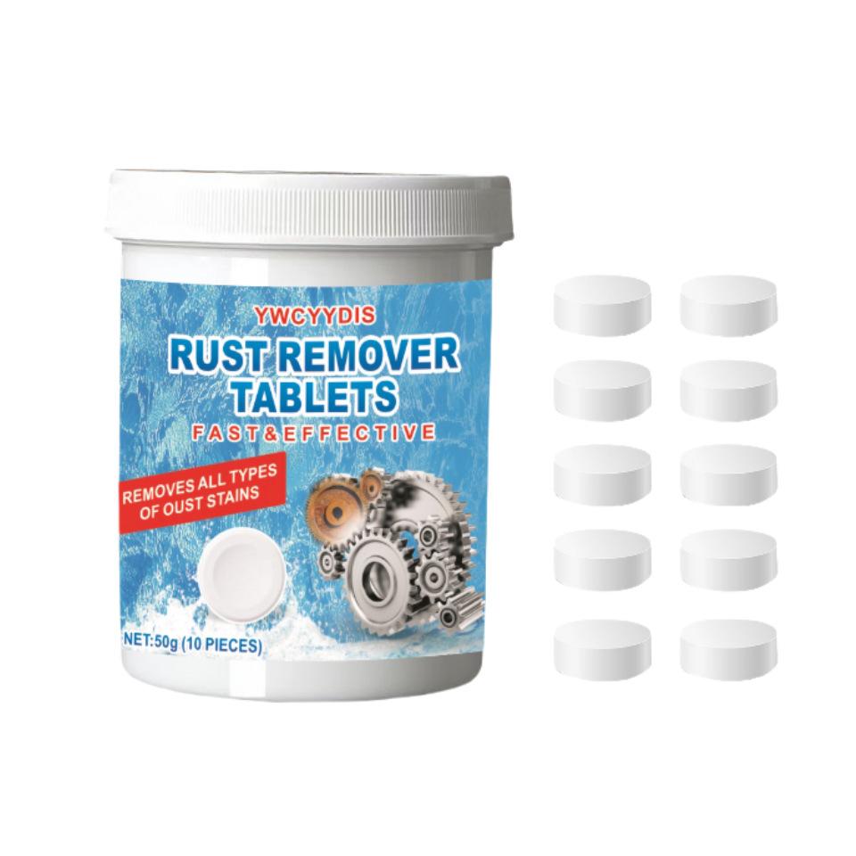 

Metal Rust Remover Cleaner Tablets,Suitable for Various Metal Surfaces, Ideal for Rvs And Home Hardware,Metal Surface Cleaner 1 Box 10 Pieces