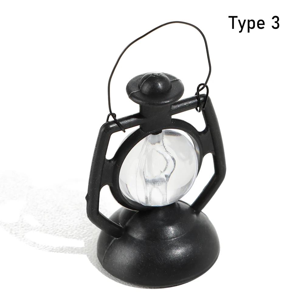 

1:12 1:6 Retro Style Scale Miniature Oil Lamp Dollhouse Accessories Mini Lantern Micro Landscape Decor Scene Ornaments